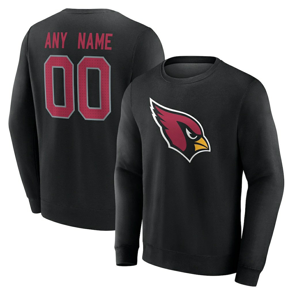 Team Authentic Personalized Name & Number Sweatshirt - Arizona Cardinals