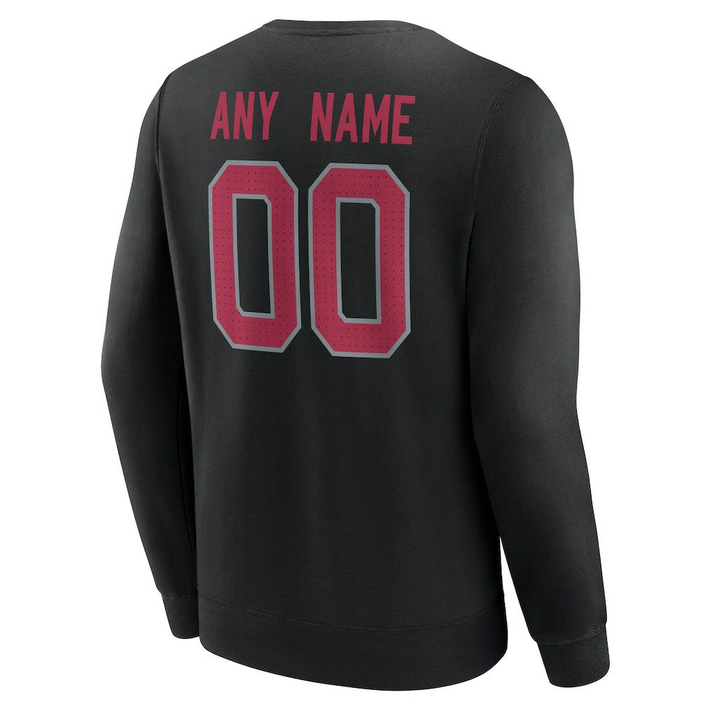 Team Authentic Personalized Name & Number Sweatshirt - Arizona Cardinals