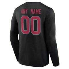 Team Authentic Personalized Name & Number Long Sleeve T-Shirt - Arizona Cardinals