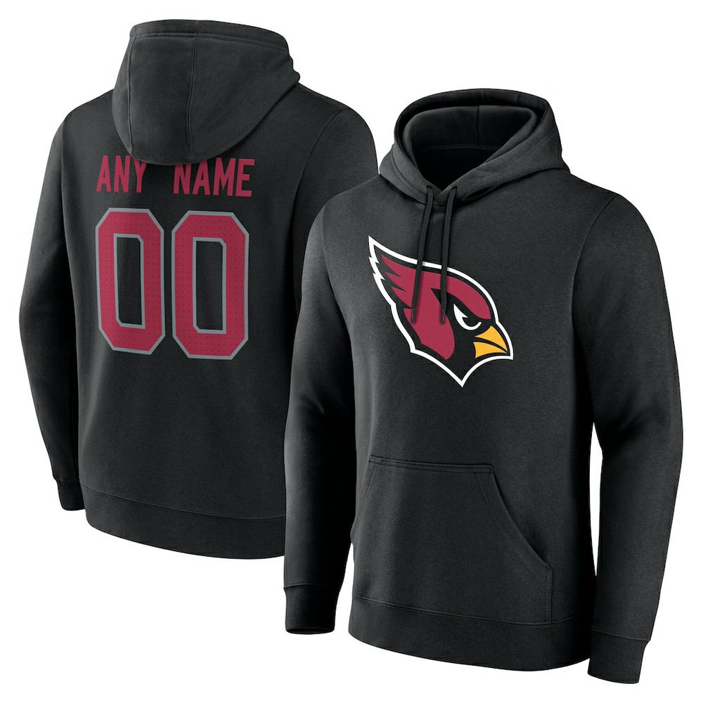 Team Authentic Personalized Name & Number Hoodie - Arizona Cardinals