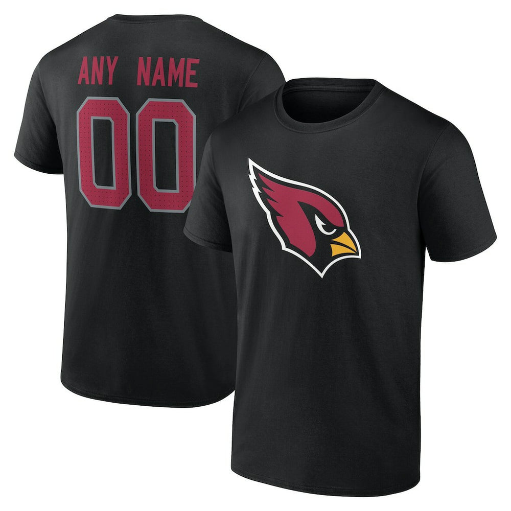 Team Authentic Personalized Name & Number T-Shirt - Arizona Cardinals
