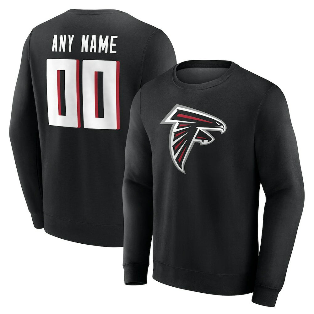 Team Authentic Personalized Name & Number Sweatshirt - Atlanta Falcons