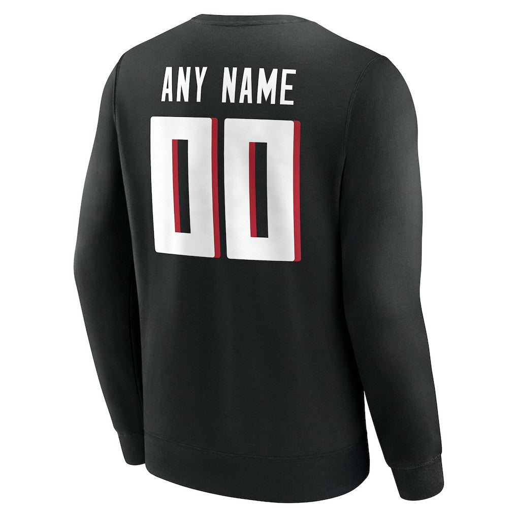 Team Authentic Personalized Name & Number Sweatshirt - Atlanta Falcons