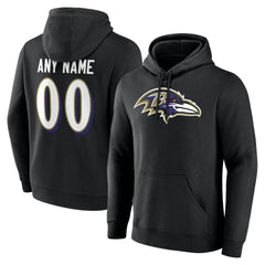 Team Authentic Personalized Name & Number Hoodie - Baltimore Ravens