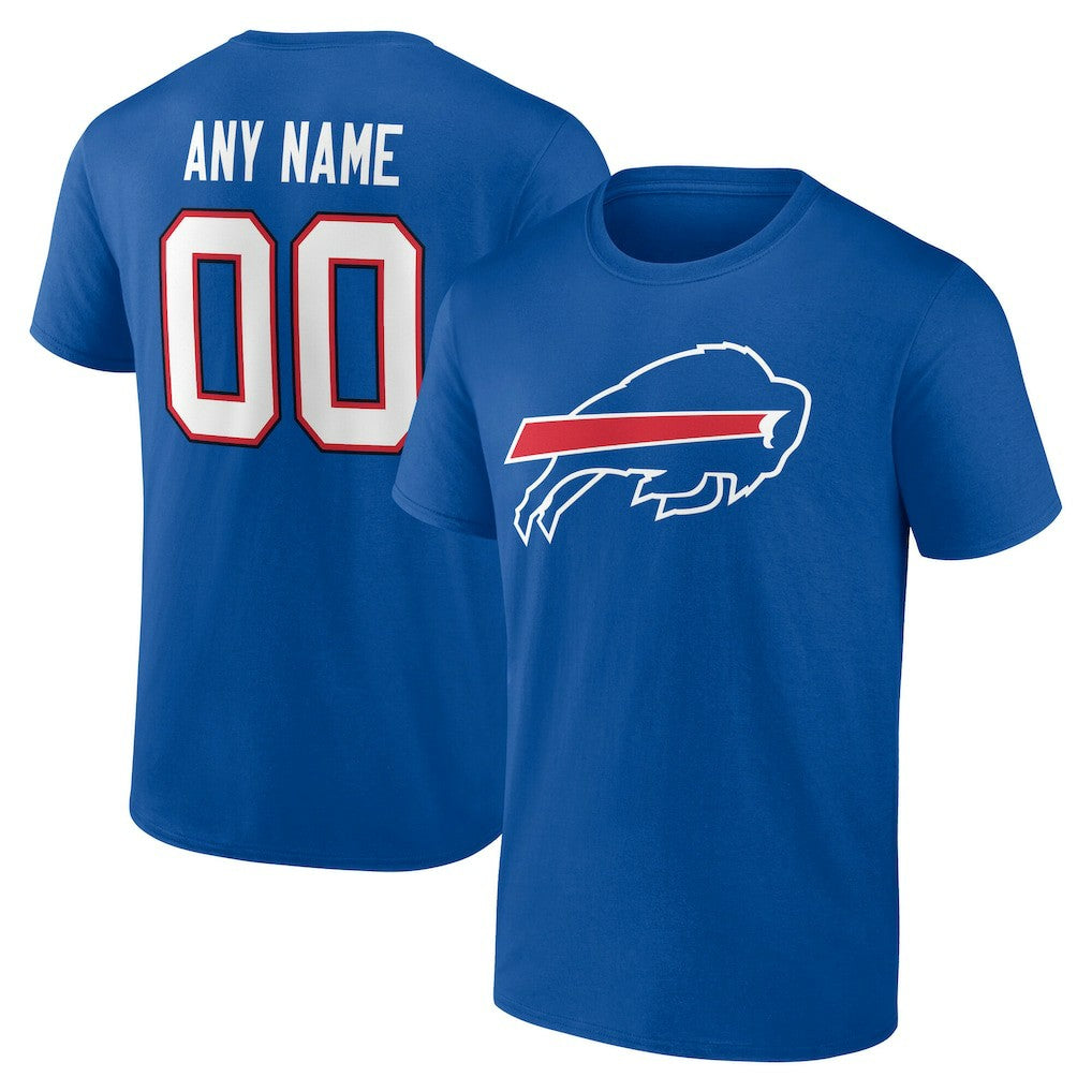 Team Authentic Personalized Name & Number T-Shirt - Buffalo Bills