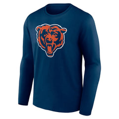 Team Authentic Personalized Name & Number Long Sleeve T-Shirt - Chicago Bears