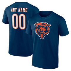 Team Authentic Personalized Name & Number T-Shirt - Chicago Bears