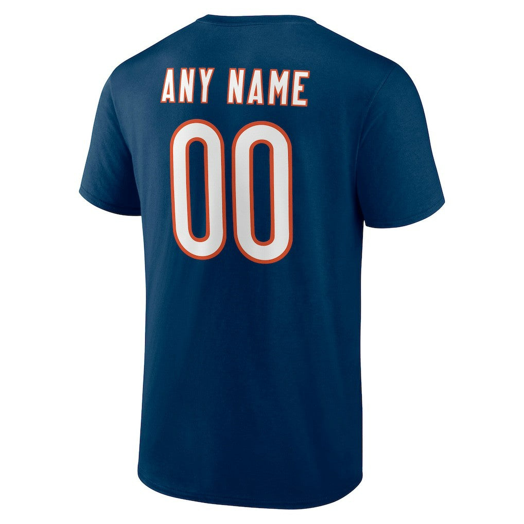Team Authentic Personalized Name & Number T-Shirt - Chicago Bears