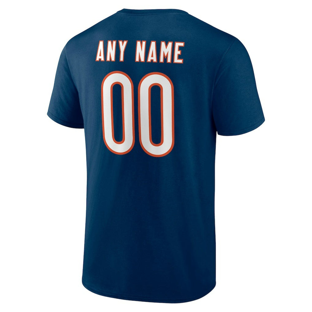 Team Authentic Personalized Name & Number T-Shirt - Chicago Bears