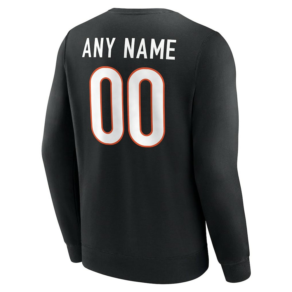 Team Authentic Personalized Name & Number Sweatshirt - Cincinnati Bengals