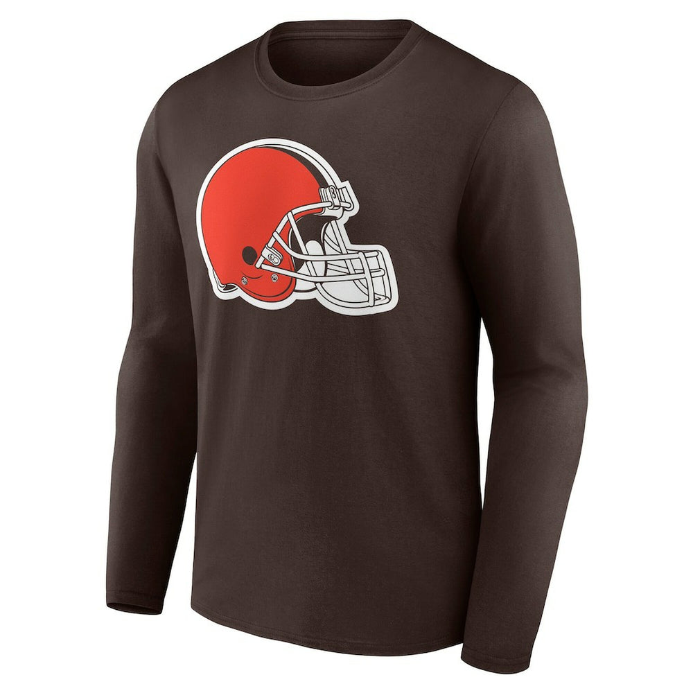 Team Authentic Personalized Name & Number Long Sleeve T-Shirt - Cleveland Browns