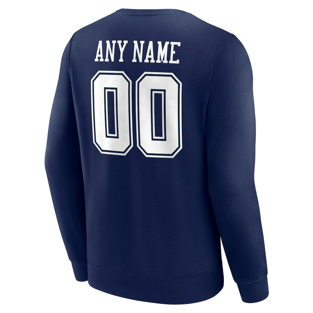 Team Authentic Personalized Name & Number Sweatshirt - Dallas Cowboys