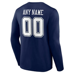 Team Authentic Personalized Name & Number Long Sleeve T-Shirt - Dallas Cowboys