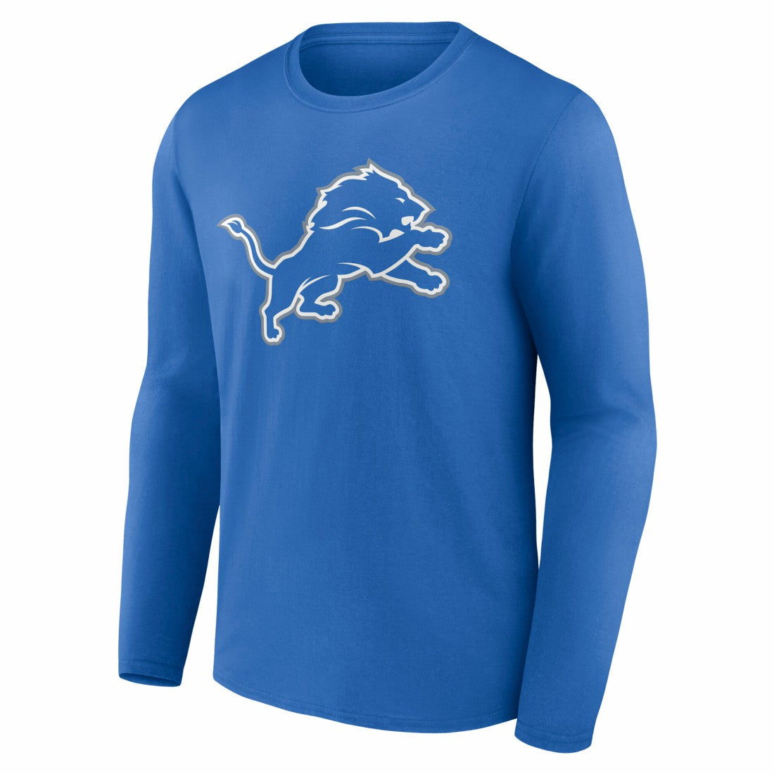 Team Authentic Personalized Name & Number Long Sleeve T-Shirt - Detroit Lions