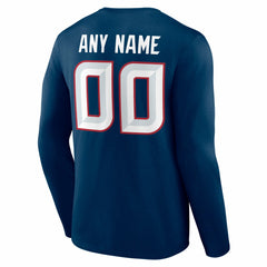 Team Authentic Personalized Name & Number Long Sleeve T-Shirt - Houston Texans