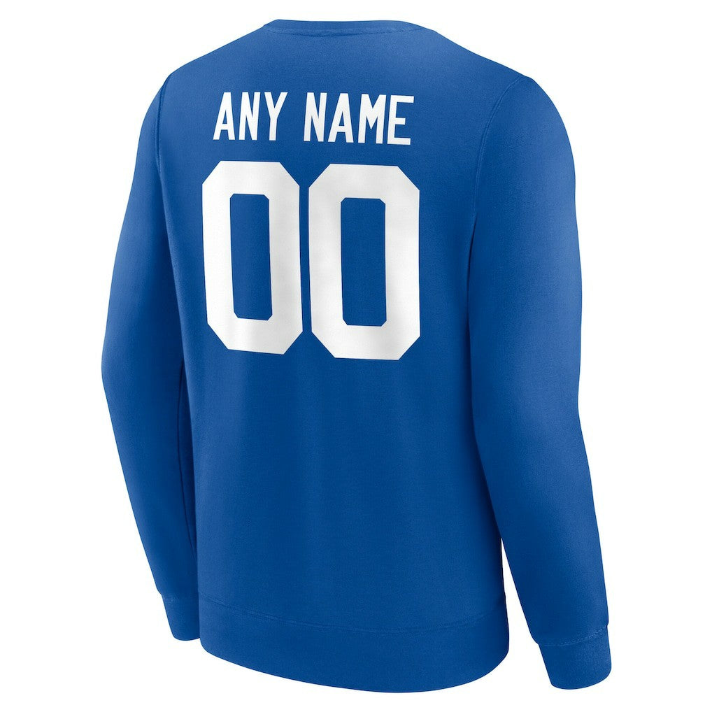 Team Authentic Personalized Name & Number Sweatshirt - Indianapolis Colts
