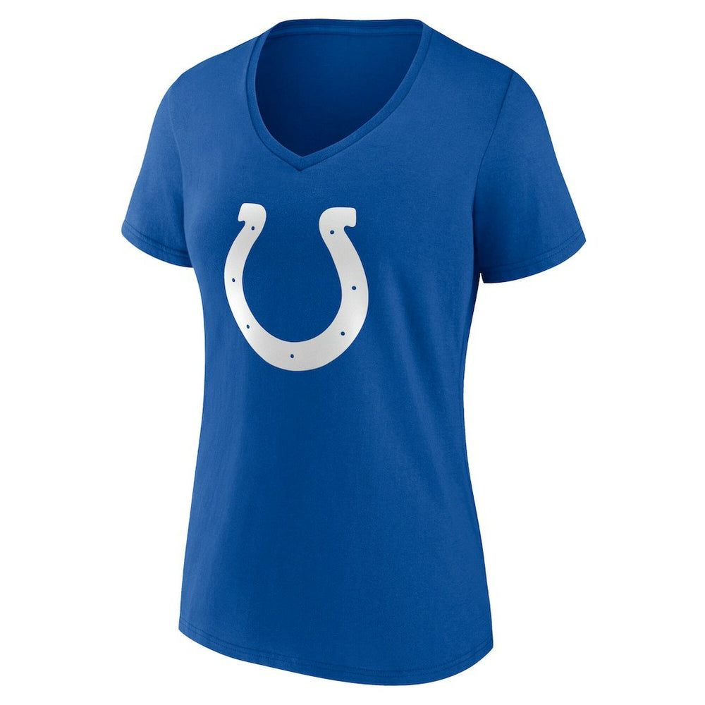Women's Team Authentic Personalized Name & Number V-Neck T-Shirt - Indianapolis Colts