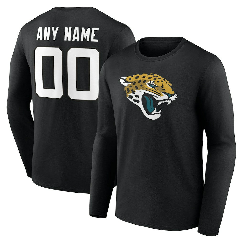 Team Authentic Personalized Name & Number Long Sleeve T-Shirt - Jacksonville Jaguars