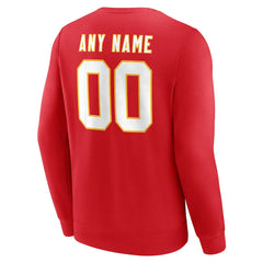 Team Authentic Personalized Name & Number Sweatshirt - Kansas City Chiefs