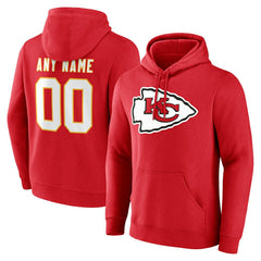 Team Authentic Personalized Name & Number Hoodie - Kansas City Chiefs