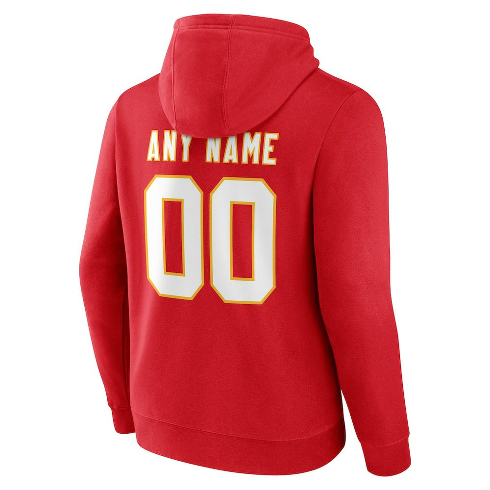 Team Authentic Personalized Name & Number Hoodie - Kansas City Chiefs