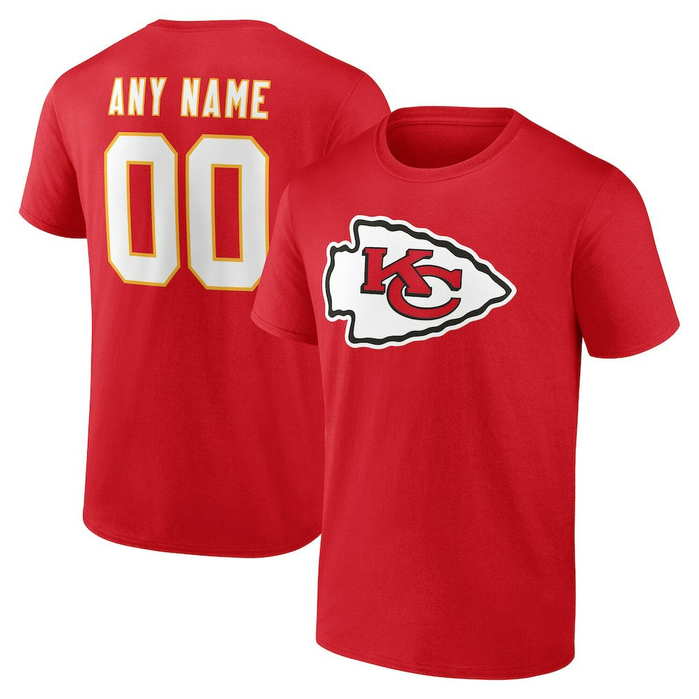 Team Authentic Personalized Name & Number T-Shirt - Kansas City Chiefs