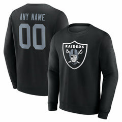 Team Authentic Personalized Name & Number Sweatshirt - Las Vegas Raiders