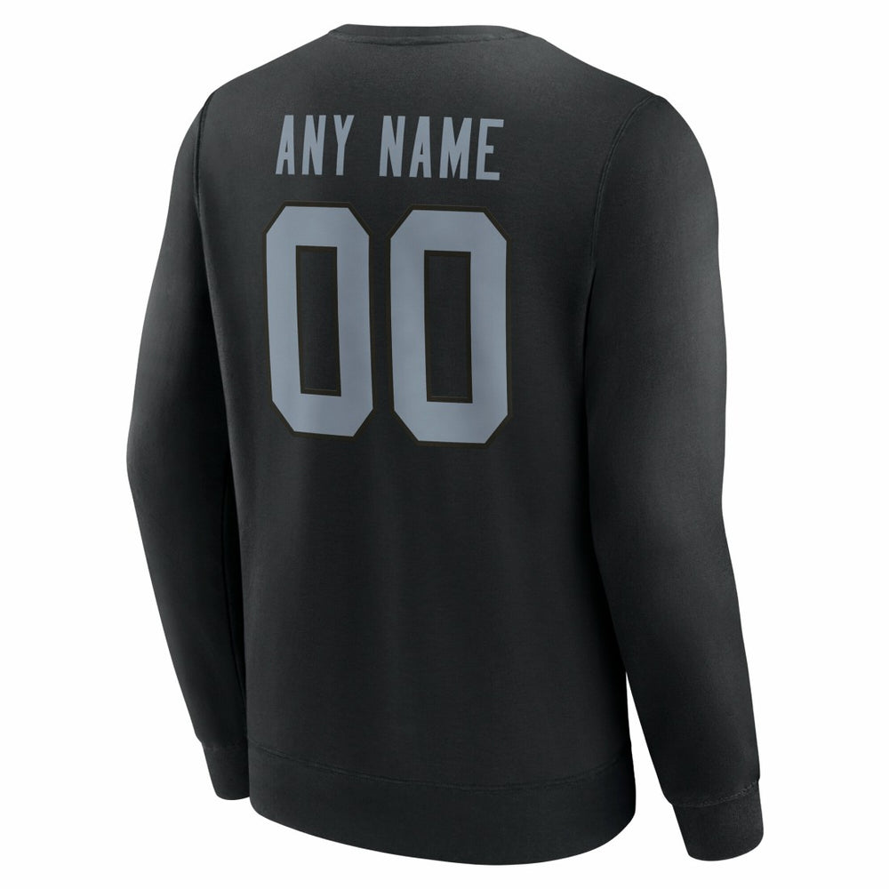 Team Authentic Personalized Name & Number Sweatshirt - Las Vegas Raiders