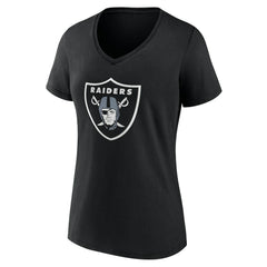 Women's Team Authentic Personalized Name & Number V-Neck T-Shirt - Las Vegas Raiders