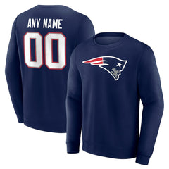 Team Authentic Personalized Name & Number Sweatshirt - New England Patriots