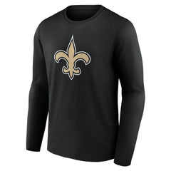 Team Authentic Personalized Name & Number Long Sleeve T-Shirt - New Orleans Saints