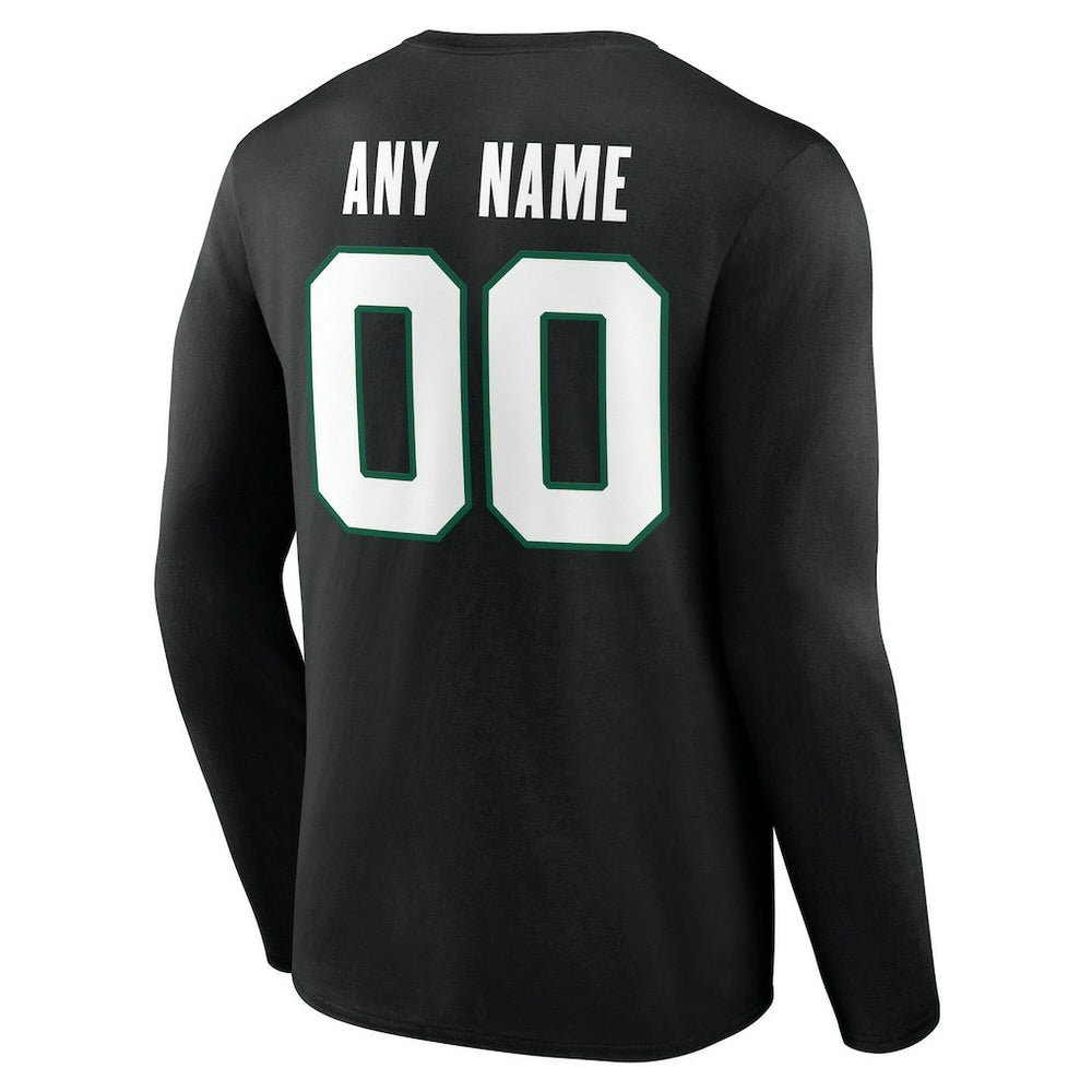 Team Authentic Personalized Name & Number Long Sleeve T-Shirt - New York Jets