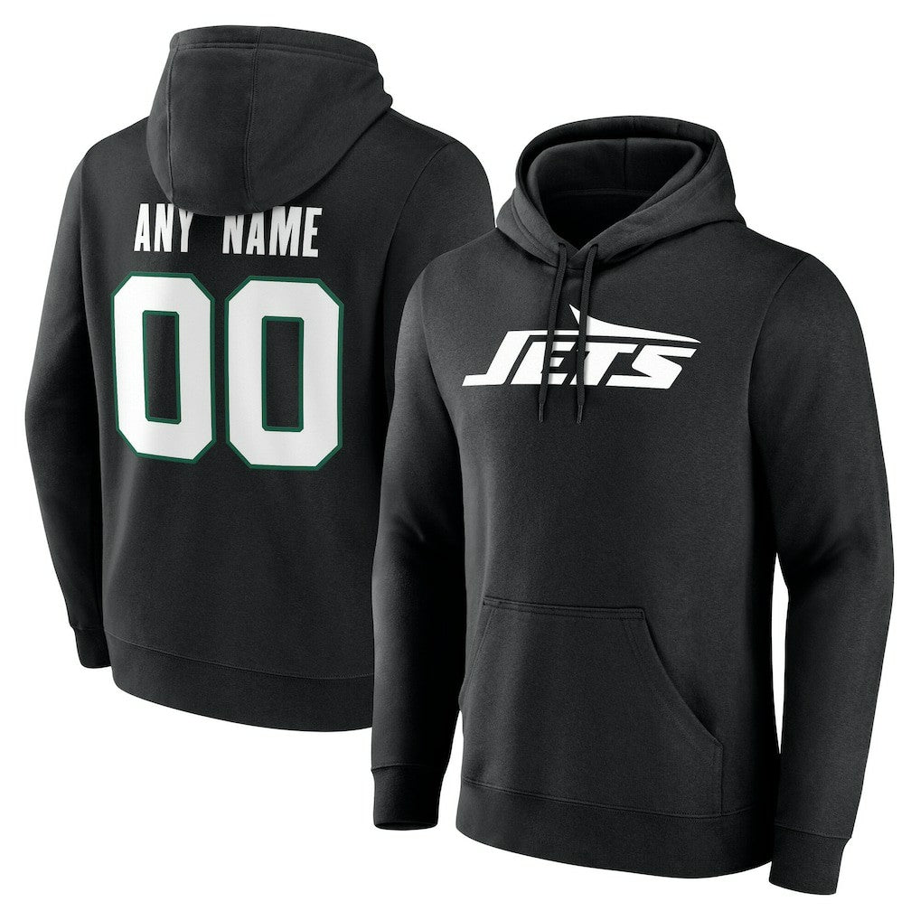 Team Authentic Personalized Name & Number Hoodie - New York Jets