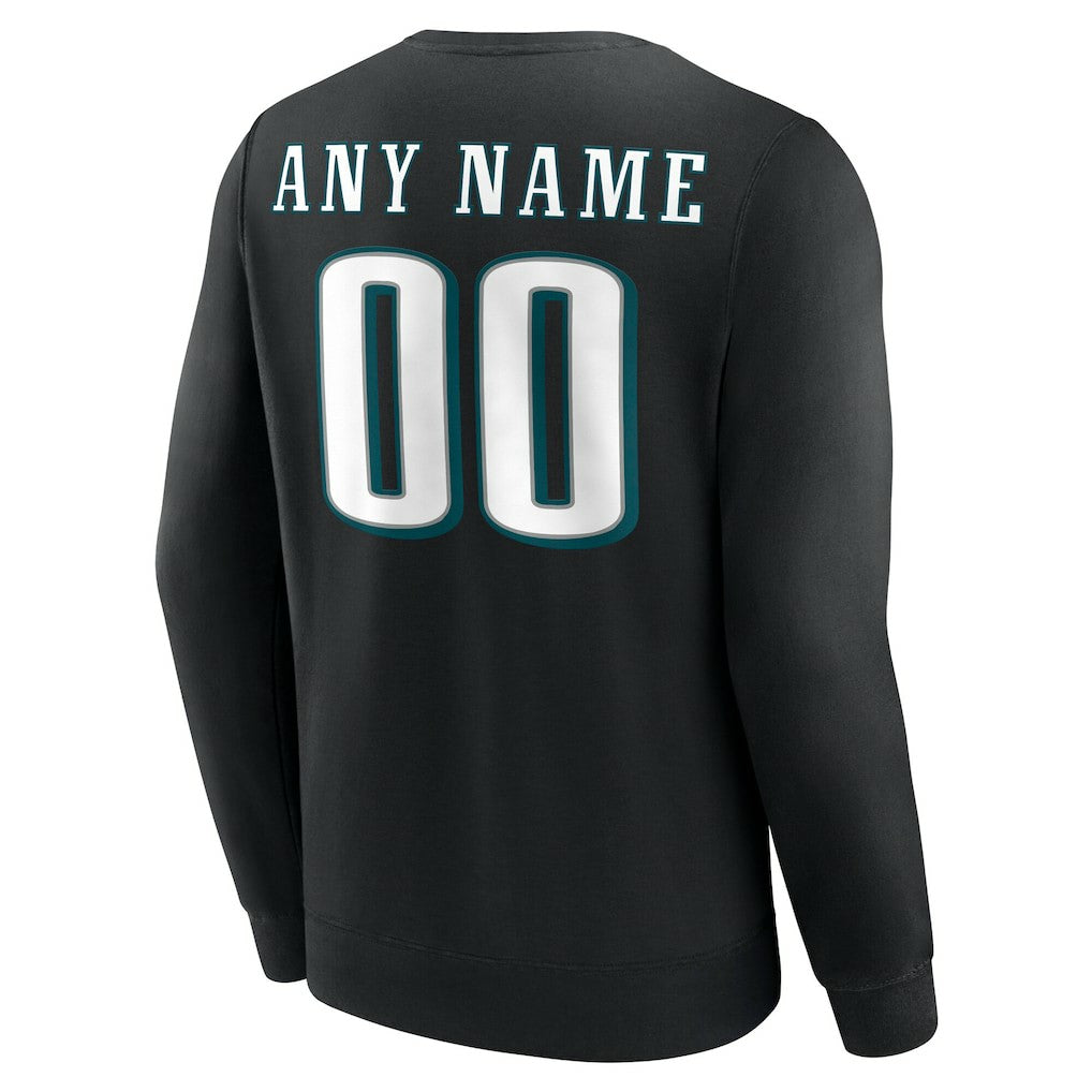 Team Authentic Personalized Name & Number Sweatshirt - Philadelphia Eagles