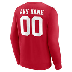 Team Authentic Personalized Name & Number Sweatshirt - San Francisco 49ers