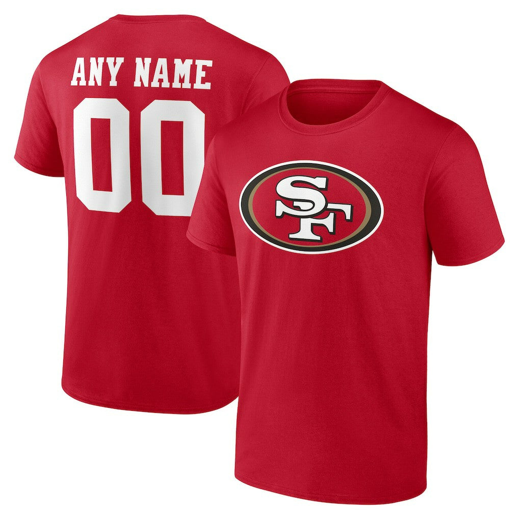Team Authentic Personalized Name & Number T-Shirt - San Francisco 49ers