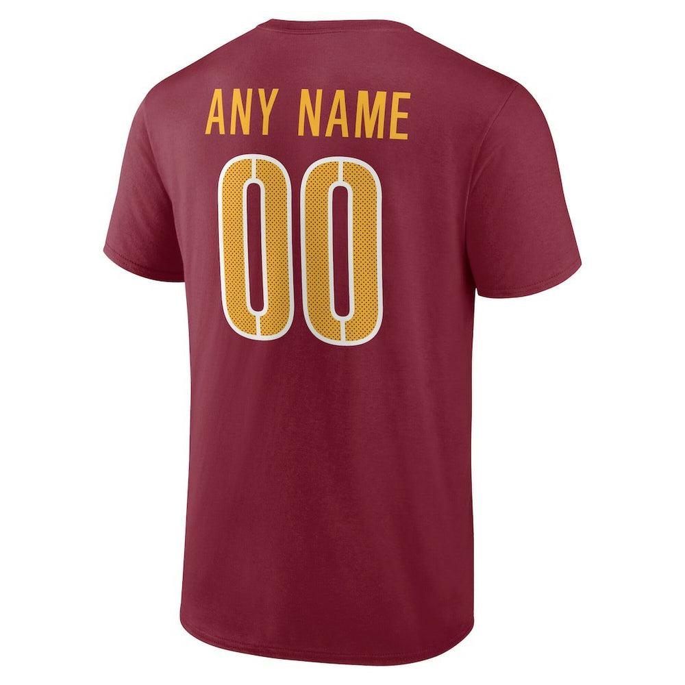 Team Authentic Personalized Name & Number T-Shirt - Washington Commanders