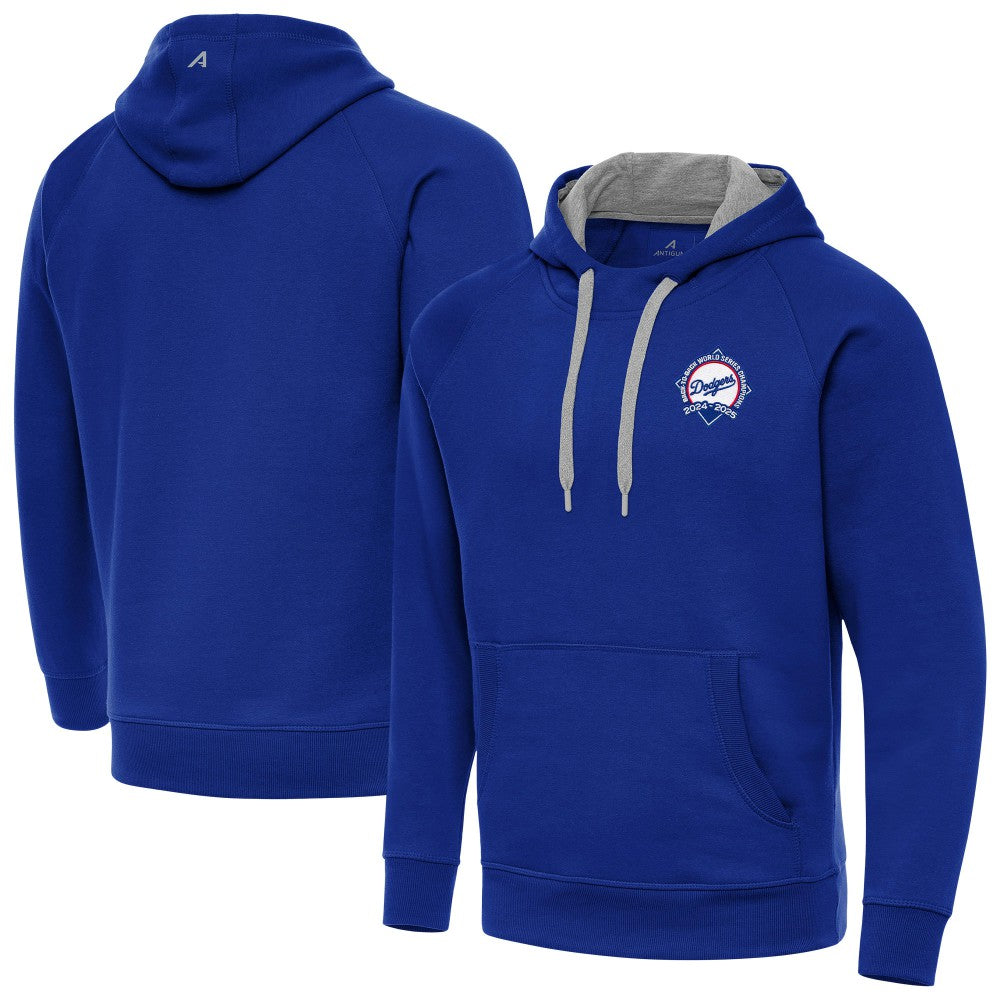 MLB Los Angeles Dodgers Antigua Back-to-Back World Series Champions Victory Hoodie