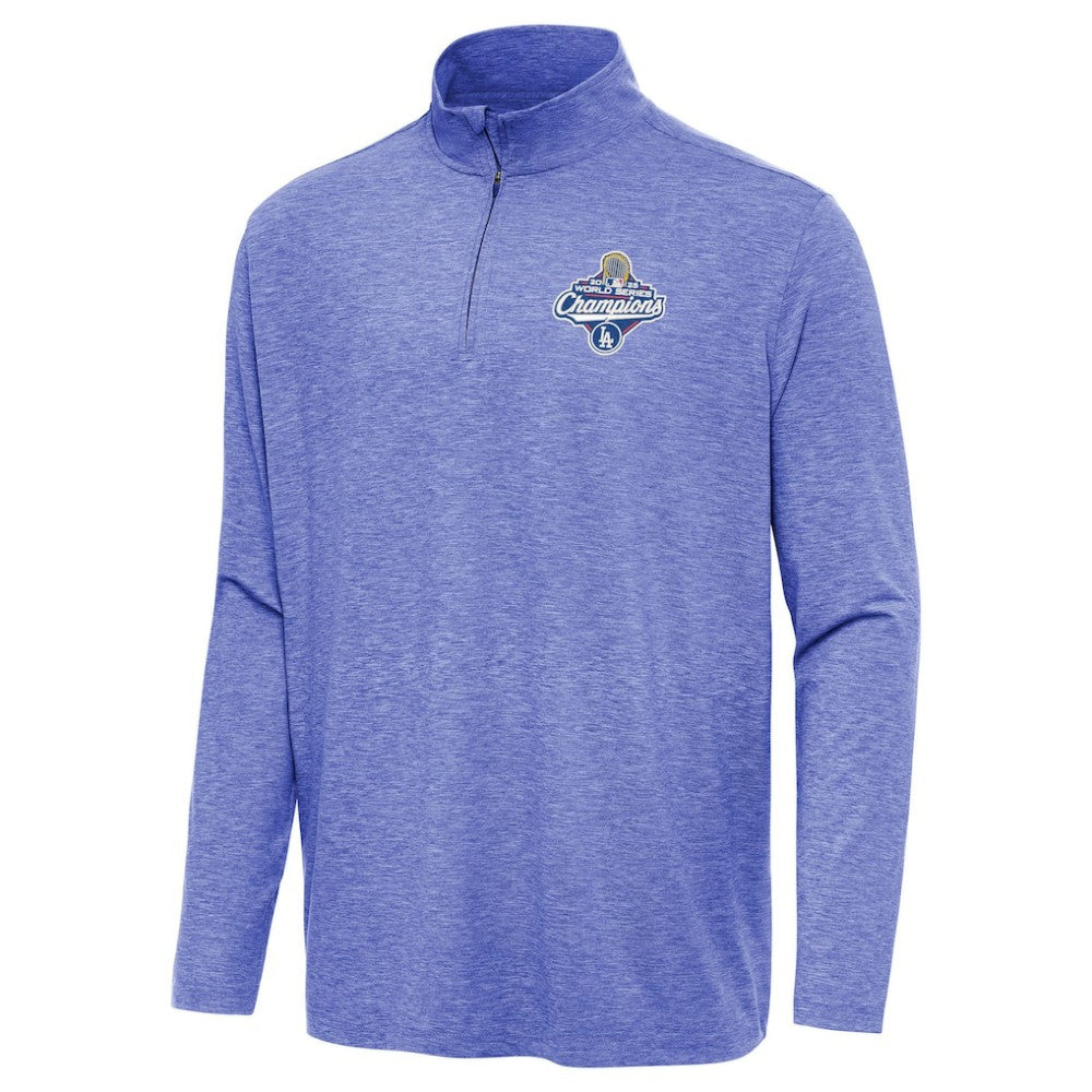 MLB Los Angeles Dodgers Antigua 2025 World Series Champions Hunk Quarter-Zip Top