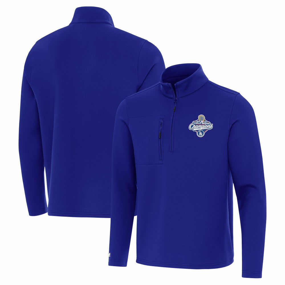 MLB Los Angeles Dodgers Antigua 2025 World Series Champions Insider Quarter-Zip Pullover