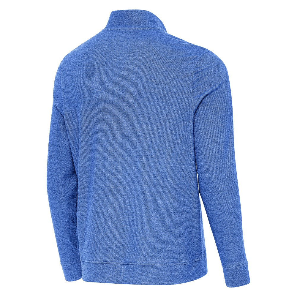 MLB Los Angeles Dodgers Antigua Back-to-Back World Series Champions Subtle Quarter-Zip Pullover
