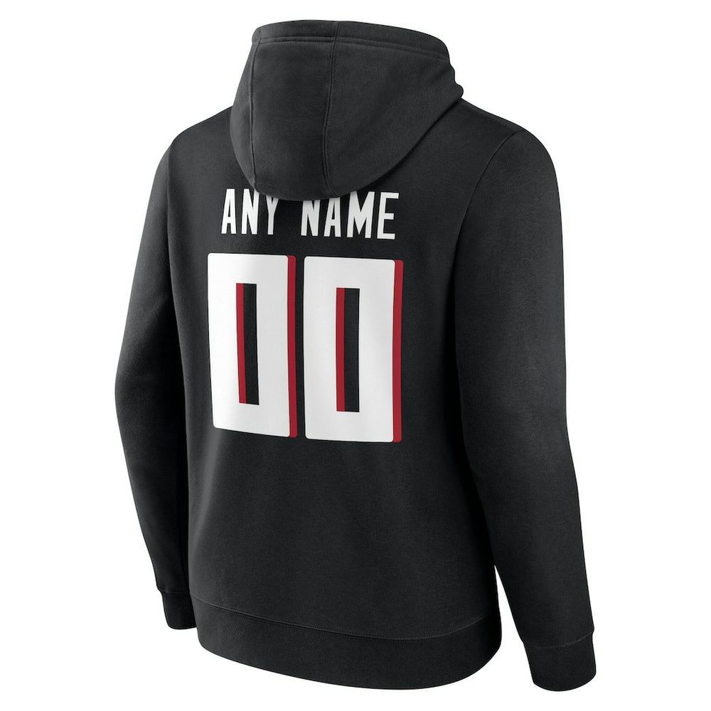 Big & Tall Team Authentic Custom Hoodie - Atlanta Falcons