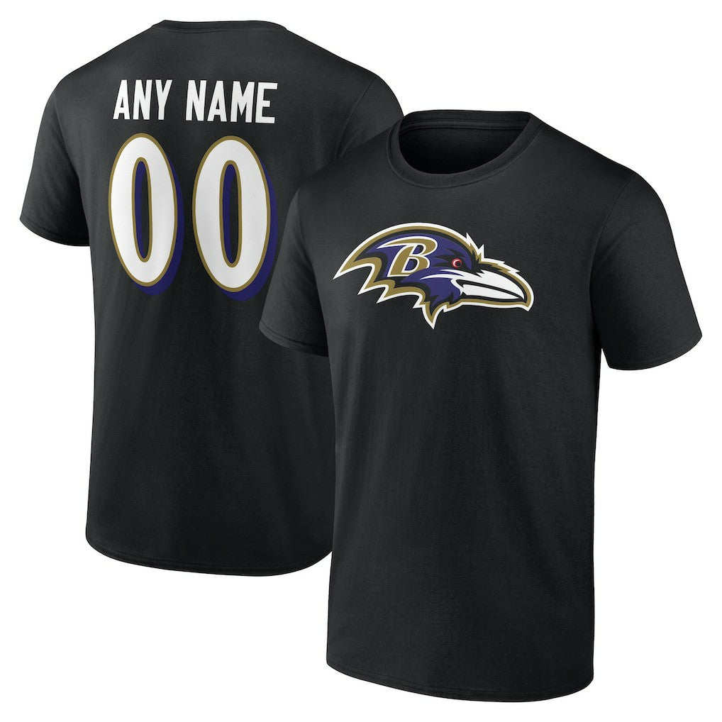 Big & Tall Team Authentic Custom T-Shirt - Baltimore Ravens