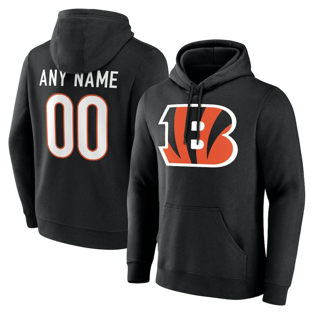 Big & Tall Team Authentic Custom Hoodie - Cincinnati Bengals