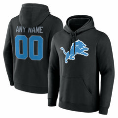 Big & Tall Team Authentic Custom Hoodie - Detroit Lions