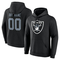 Big & Tall Team Authentic Custom Hoodie - Las Vegas Raiders