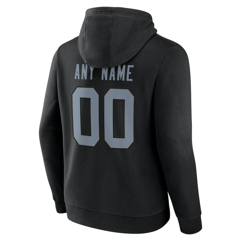 Big & Tall Team Authentic Custom Hoodie - Las Vegas Raiders