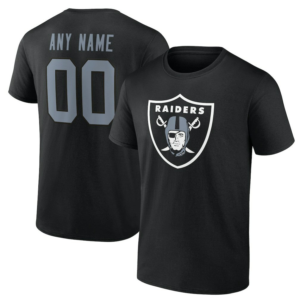 Big & Tall Team Authentic Custom T-Shirt - Las Vegas Raiders