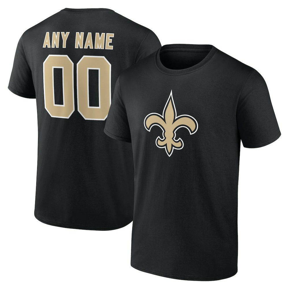 Big & Tall Team Authentic Custom T-Shirt - New Orleans Saints