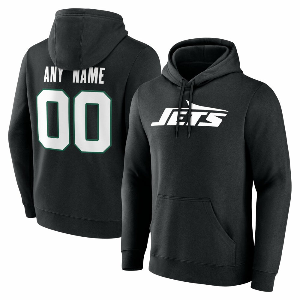 Big & Tall Team Authentic Custom Hoodie - New York Jets